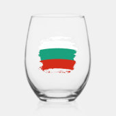 Verre À Vin Sans Pied pavillon de la Bulgarie (Verso)