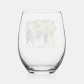 Verre À Vin Sans Pied Pays du vin (Verso)