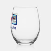 Verre À Vin Sans Pied Peace Love Comptable sur mesure Société comptable (Gauche)