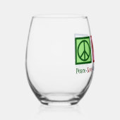 Verre À Vin Sans Pied Peace Love OT ergothérapie (Droite)