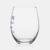 Verre À Vin Sans Pied Père de Groom (Gauche)