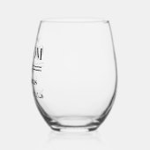 Verre À Vin Sans Pied Père de Groom (Gauche)