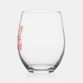 Verre À Vin Sans Pied Père Noël arrive à Town Holiday Design (Gauche)