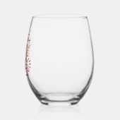 Verre À Vin Sans Pied Père Noël ne croit pas en vous non plus (Gauche)