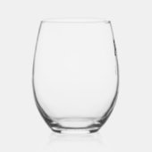 Verre À Vin Sans Pied Personalized Wedding (Droite)
