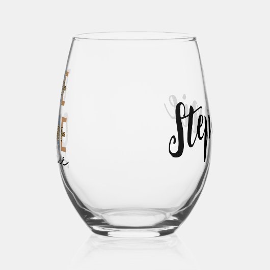 Verre À Vin Sans Pied Personnalisation du crime réel Junkie | Criminalit (Gauche)