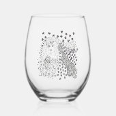 Verre À Vin Sans Pied Personnalisé (Recto)