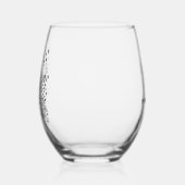 Verre À Vin Sans Pied Personnalisé (Gauche)