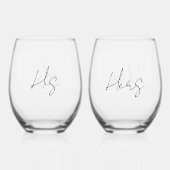 Verre À Vin Sans Pied Personnalisé Son Et Ses (Recto)