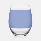 Verre À Vin Sans Pied Pervenche (Recto)