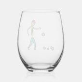 Verre À Vin Sans Pied Pétanque (Verso)