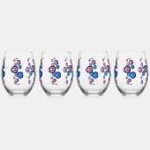 Verre À Vin Sans Pied Pétillant comme (Recto)