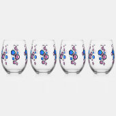 Verre À Vin Sans Pied Pétillant comme (Dos)