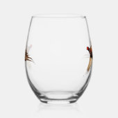 Verre À Vin Sans Pied Pheasant, Art (Gauche)