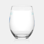 Verre À Vin Sans Pied Pickleball drôle “Contentez-vous de la frapper” Jo (Gauche)