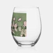 Verre À Vin Sans Pied Pink Blossom Cascade  (Gauche)