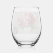 Verre À Vin Sans Pied Pink Rose Elegance Drinkware Set (Verso)