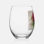 Verre À Vin Sans Pied Pink Rose Elegance Drinkware Set (Droite)