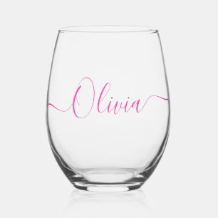 Verre À Vin Sans Pied PixDezines do-it-yourself couleur Paruline à vin p