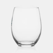 Verre À Vin Sans Pied Pleine lune d'Halloween à l'aile de chauve-souris (Gauche)