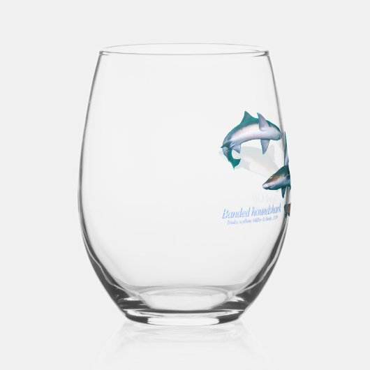 Verre À Vin Sans Pied Plongée avec Shark Drinkware Set (Droite)