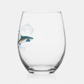 Verre À Vin Sans Pied Plongée avec Shark Drinkware Set (Gauche)