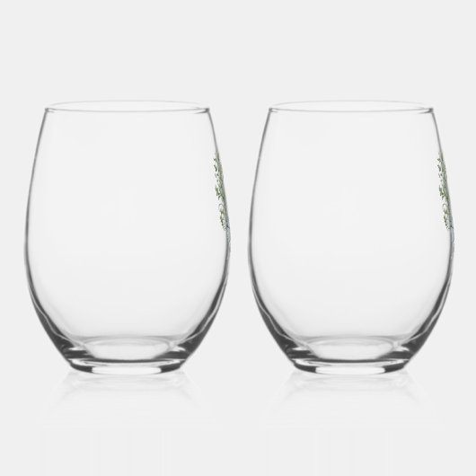 Verre À Vin Sans Pied Poignets de feuilles traditionnels avec poule | Ma (Droite)