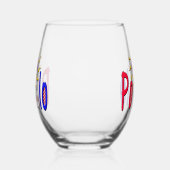 Verre À Vin Sans Pied Pomalo - Détente croate avec soleil et arc-en-ciel (Gauche)