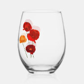 Verre À Vin Sans Pied Poppies (Gauche)