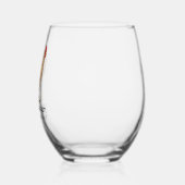 Verre À Vin Sans Pied Poulet Poops Petit-déjeuner Drôle Design (Gauche)