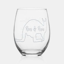 Verre à vin sans pied pour enterrement de vie de j