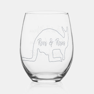 Verre à vin sans pied pour enterrement de vie de j