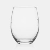 Verre À Vin Sans Pied Première Fête des pères | Nouveau nom papa (Gauche)