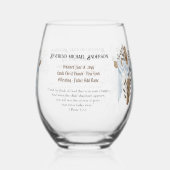 Verre À Vin Sans Pied Prêtre nouvellement ordonné Pasteur Deacon Ministr (Verso)