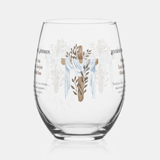 Verre À Vin Sans Pied Prêtre nouvellement ordonné Pasteur Deacon Ministr (Gauche)