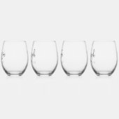 Verre À Vin Sans Pied Proposition simple et moderne d'aide d'information (Gauche)