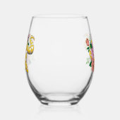 Verre À Vin Sans Pied Python albino (Gauche)