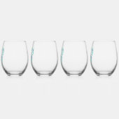 Verre À Vin Sans Pied RAINEY GRAY + CO [logo 6] (Gauche)