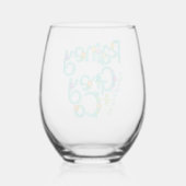 Verre À Vin Sans Pied RAINEY GRAY + CO [logo 6] (Verso)