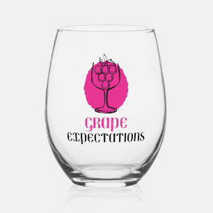 Verre À Vin Sans Pied Raisin d'Espoir