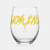 Verre À Vin Sans Pied Réflexion de Gemini (Gauche)