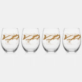 Verre À Vin Sans Pied Réflexion virale (Recto)