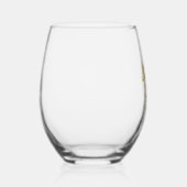 Verre À Vin Sans Pied Rejoice Angel Elegant Gold Religious Christmas (Droite)