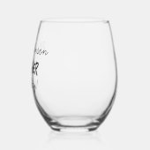 Verre À Vin Sans Pied Remerciement au professeur hors service (Gauche)