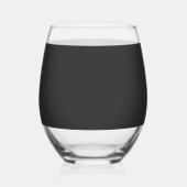 Verre À Vin Sans Pied Retriever doré (Verso)