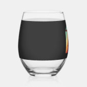 Verre À Vin Sans Pied Retriever doré (Droite)