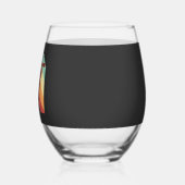 Verre À Vin Sans Pied Retriever doré (Gauche)