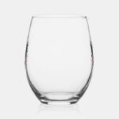 Verre À Vin Sans Pied Retro American Eagle (Gauche)