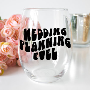 Verre À Vin Sans Pied Retro Police Fiançailles Cadeaux Mariage Planifica