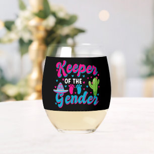 Verre À Vin Sans Pied Révélation du sexe mexicain Cinq de Mayo Baby Show